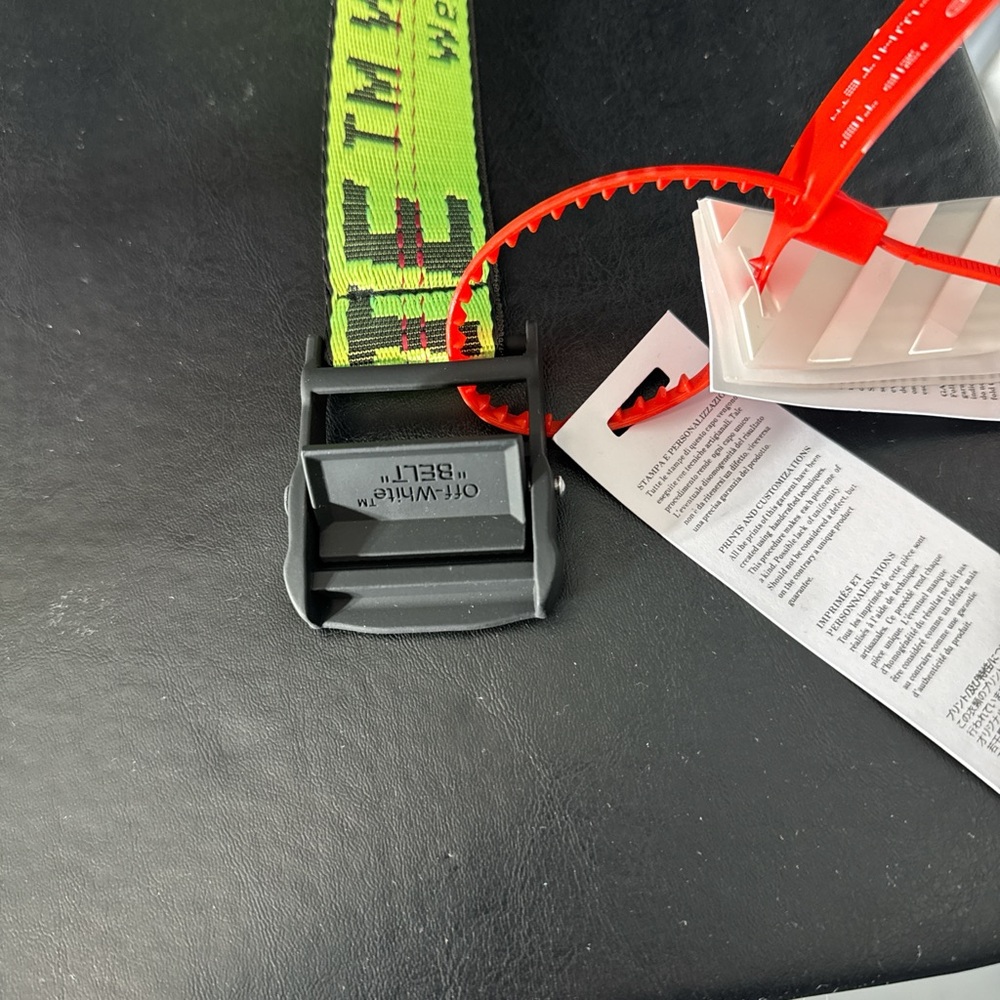 Off White Industrial Belt - Picture 3 of 3